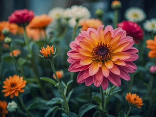 Flower in bloom.