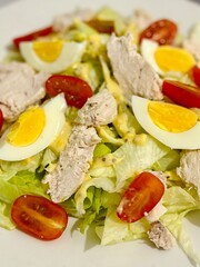 fish and vegetable salad