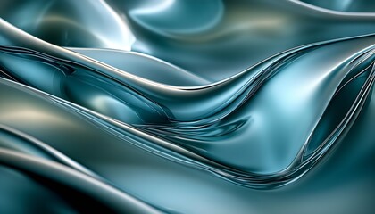Fototapeta premium Dynamic Swirling Patterns of Aqua Liquid Creating a Mesmerizing Flow Aesthetic : Generative AI