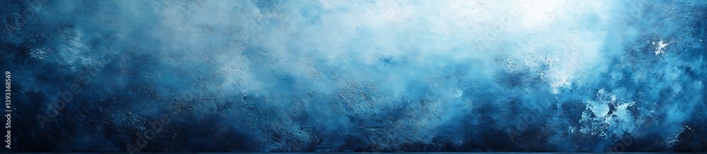 Poster dramatic blue concrete wall background with soft lighting perfect for abstract photography and textu
