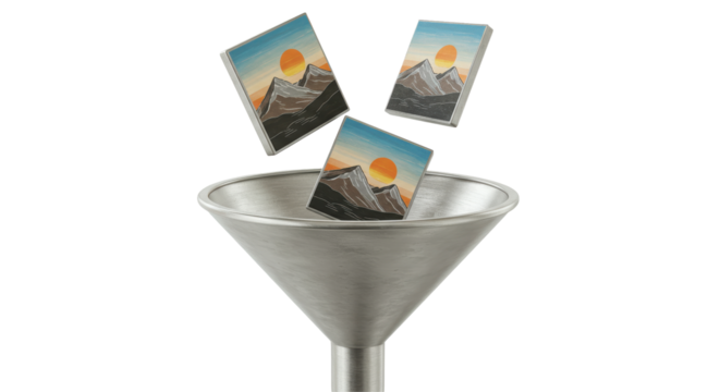 Isolated Filtering Images Through Funnel
