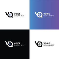 VQ Voice Company Logo Design