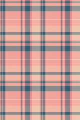 Elegant blush pink and teal plaid pattern.  Perfect for textile design, fashion, and website backgrounds.  This seamless texture evokes a feeling of warmth and sophistication.