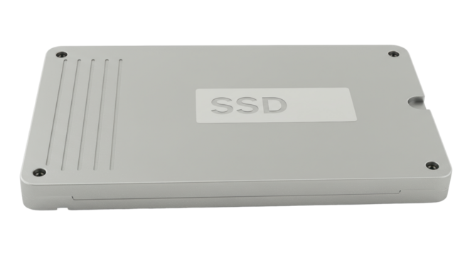 Isolated Solid State Drive SSD for Computer Storage - Powered by Adobe