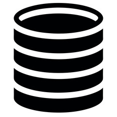 Vector Illustration of a Database Icon