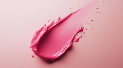 cosmetic texture gel on beige background