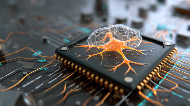 A new computer chip mimics the human brain's structure, functioning with signals that resemble neuron activity.  
