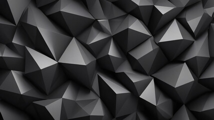 Fototapeta premium Black Abstract Geometric Background