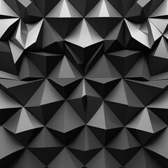 Fototapeta premium Black Abstract Geometric Background