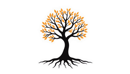 Abstract geometric tree illustrating personal growth and inspiration, minimalism