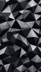 Fototapeta premium Black Abstract Geometric Background