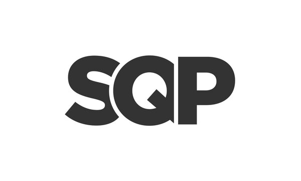 SQP logo design template with strong and modern bold text. Initial based vector logotype featuring simple and minimal typography. Trendy company identity.