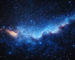 Obraz premium A stunning display of stars and cosmic dust in deep space