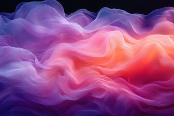 Fototapeta premium Abstract vibrant flowing fabrics