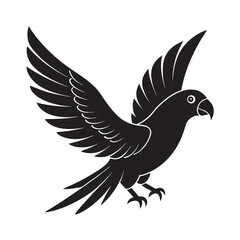 Orange Winged Parrot Bird Design