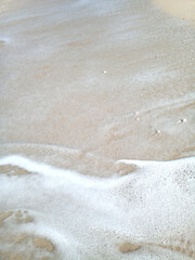 View of the sea foam. United Arab Emirates