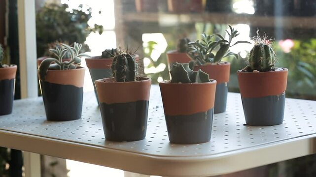 SMAL CACTUS ON BAMBU VASE