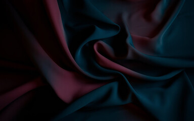 Black dark gray purple burgundy red background. Silk satin fabric.