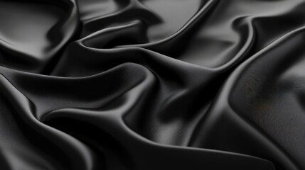 Fototapeta premium A deep, textured black surface with minimal light reflection, giving it a moody and dramatic look