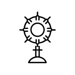 Sacred Host Monstrance Catholic Eucharist Symbol, Divine, Holy, Blessed