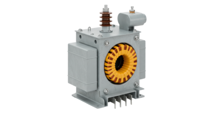 Isolated Electric Power Transformer with Wires and Coils