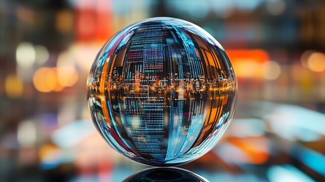 Sphere Representation of Financial Insights Using Predictive Analytics Techniques