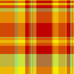 Vibrant plaid pattern in warm autumnal tones.  Perfect for textile design, fall fashion, or website backgrounds.