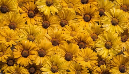 yellow chrysanthemum flowers