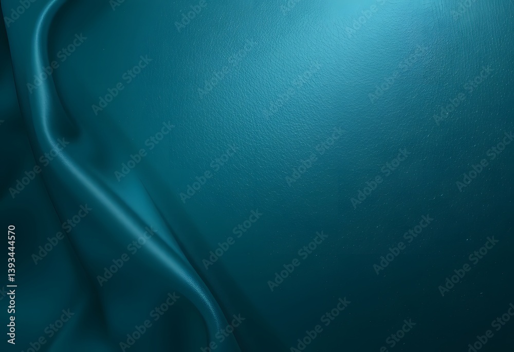 Aufkleber deep teal fabric texture. soft teal material reflects light creating luxury sheen. rich, smooth, tex