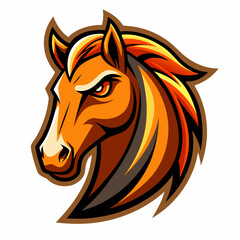 Fototapeta premium horse head vector
