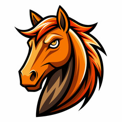 horse head vector