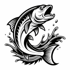 fish tattoo vector