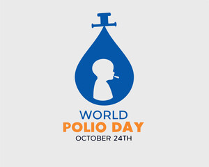World Polio Day: Child Getting Vaccine Injection on October 24th.
