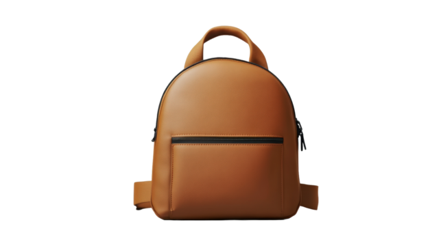 Minimalist backpack design with front pocket urban settings product showcase casual environment elevated perspective