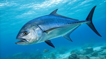 Bluefish underwater