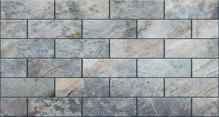 Panoramic texture background of a stone wall