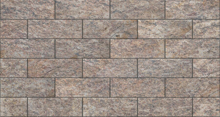 Panoramic texture background of a stone wall