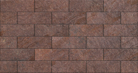 Panoramic texture background of a stone wall