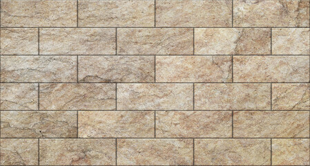 Panoramic texture background of a stone wall
