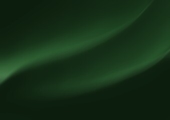 Abstract green lines minimalistic natural background with grainy texture. Desktop background, presentation, template. Abstract lines, folds on black.