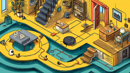 Intelligent vacuum cleaner that maps your home, returns to its charging base automatically, and integrates with smart home systems.  