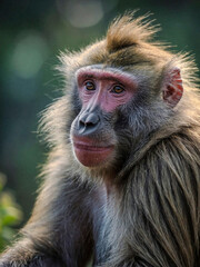 Obraz premium Hamadryas baboon.