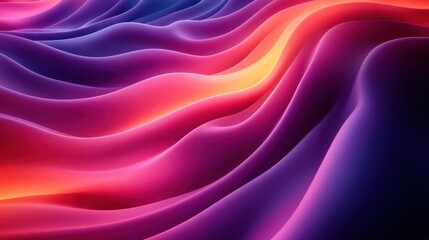 Fototapeta premium Abstract vibrant waves of color (2)