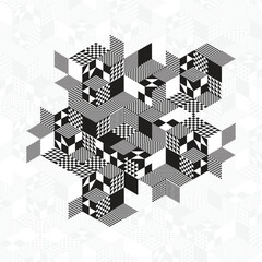 Abstract geometric pattern design
