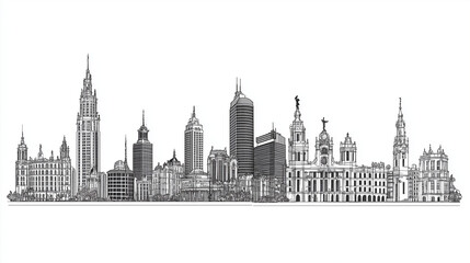 Madrid Skyline