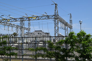 屋外変電設備