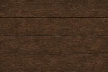 Seamless Antique Wood Panel Texture with Aged Grain and Natural Cracks, Flat Top-Down View, Dark Brown Tones, Ideal for Rustic, Vintage, or Interior Design Backgrounds in Creative or Commercial Projec