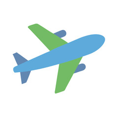 Obraz premium Airplane Icon Vector Design