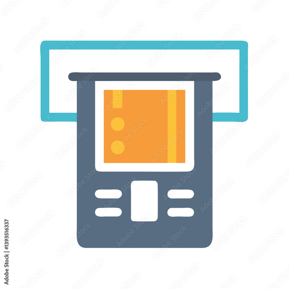 Poster ATM Icon Vector Design