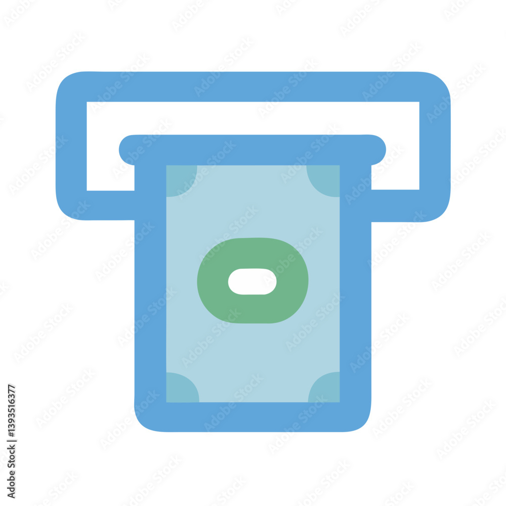 Poster ATM Icon Vector Design